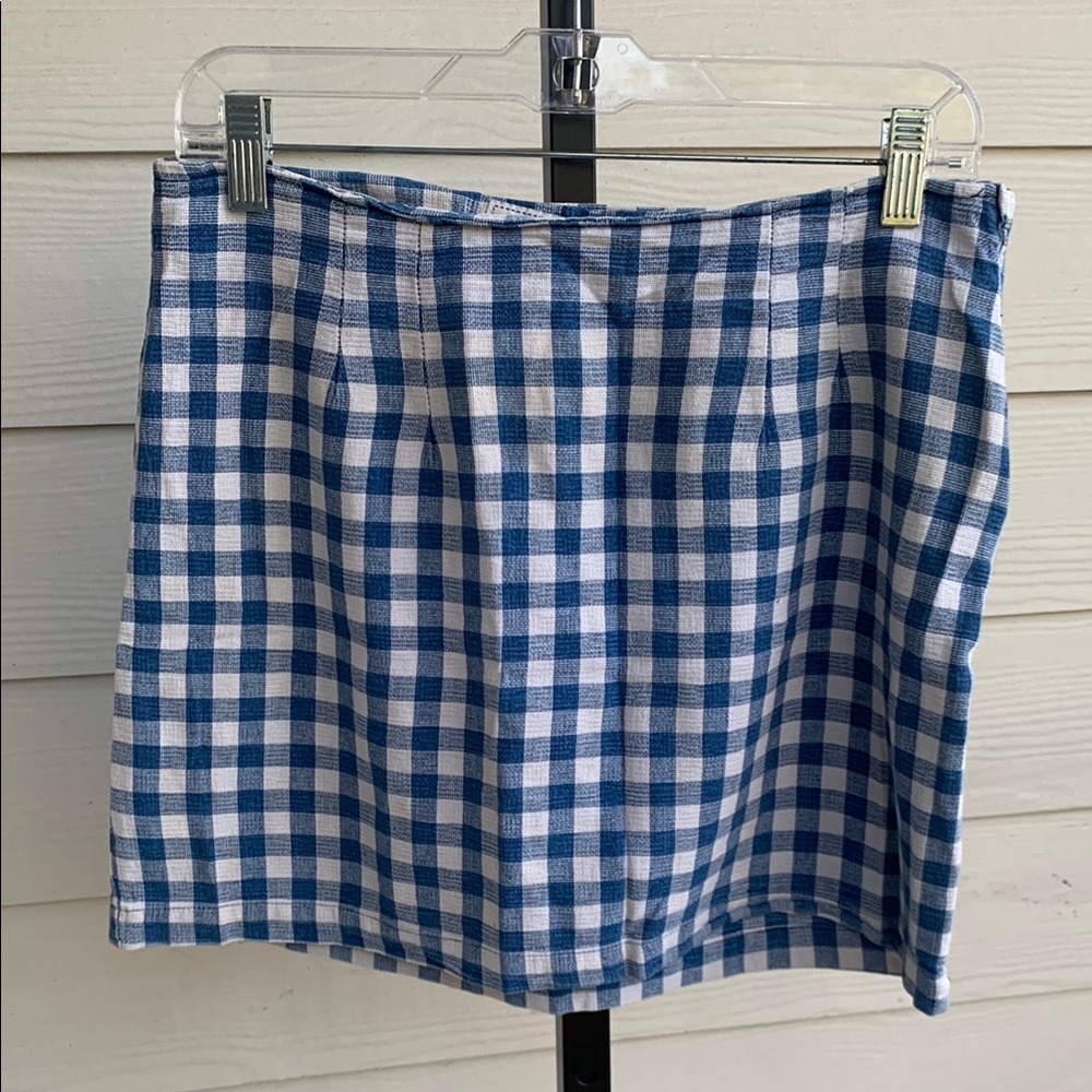 Vintage Y2K guess jeans checkered plaid academia mini cotton school girl skirt